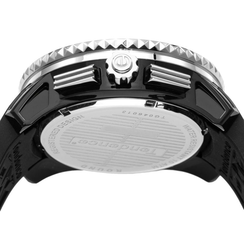 【Tendence テンデンス】TG046013 GULLIVERガリバー（ブラック×シルバー）／国内正規品 腕時計