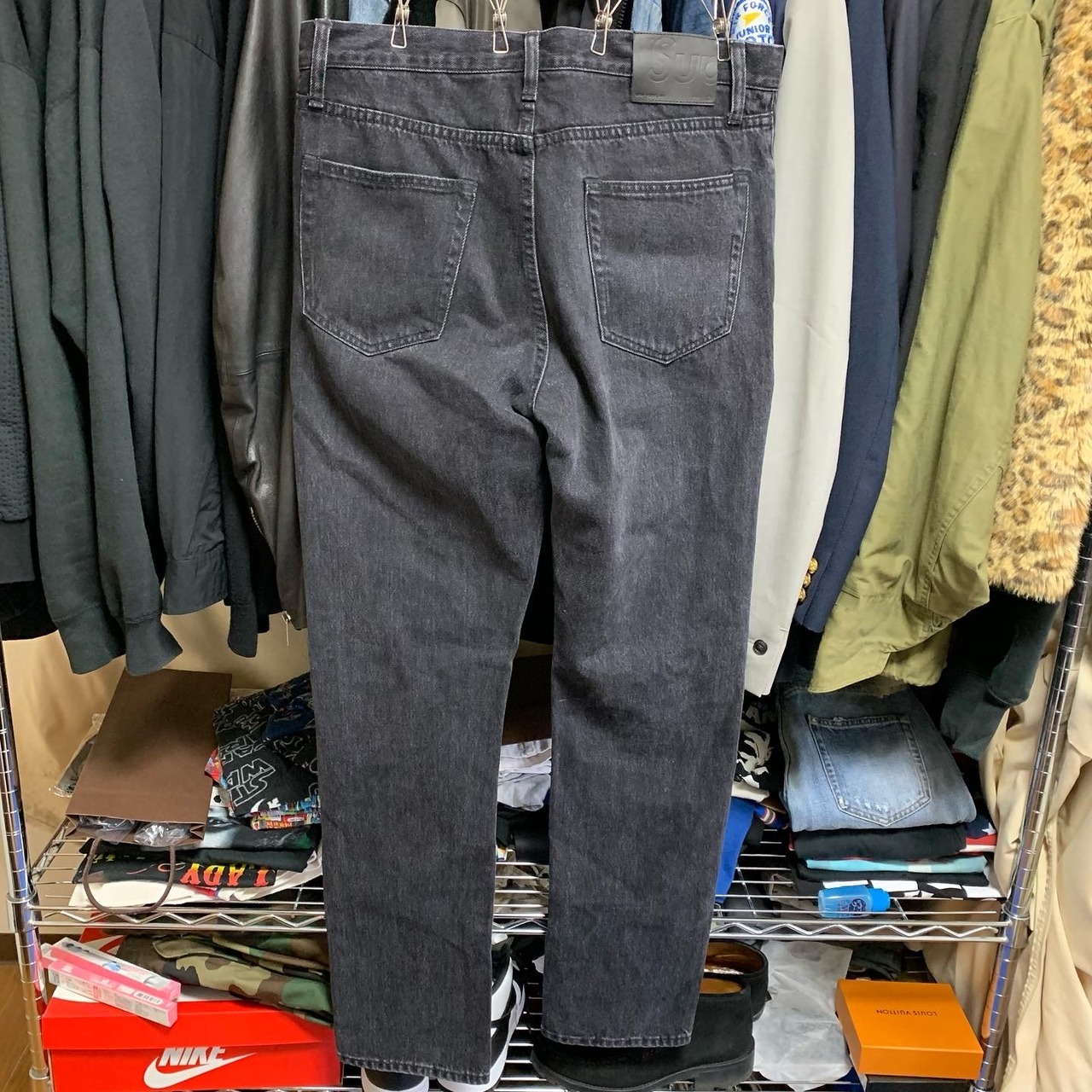 Supreme Stone Washed Slim Jean ブラック デニム | BUYOLOGY,