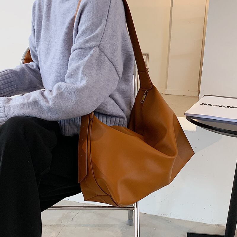 オータムウィンターショルダーバッグ 秋物 冬物 メッセンジャーバッグ 手作りハンドバック4951462827