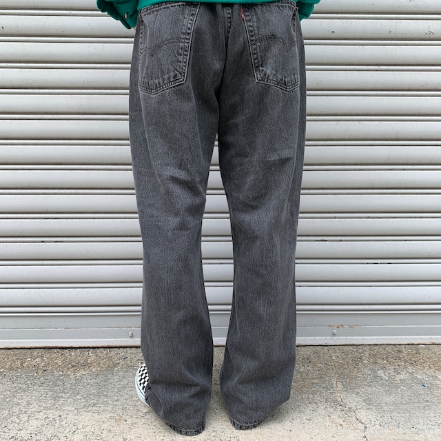 Levi's リーバイス 565tm'97 ワイドブラックデニムパンツ W36