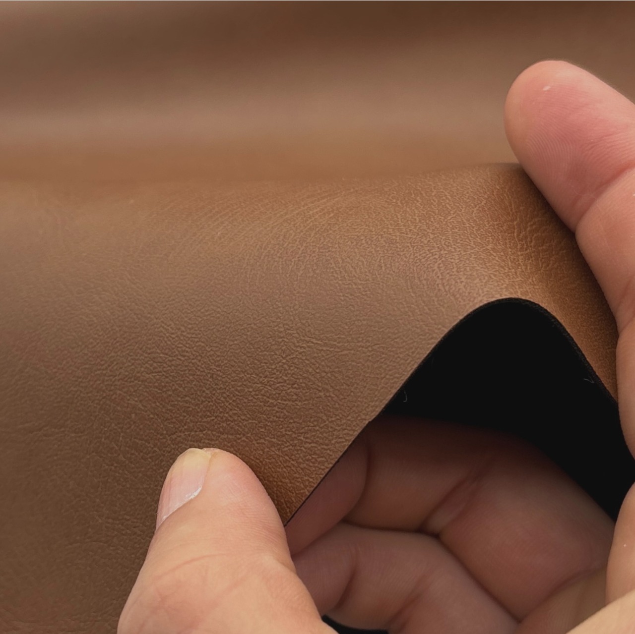 ★CT150◆オーダー1m単位◆SALE◆合皮肉厚裏地生地◆ブラウン