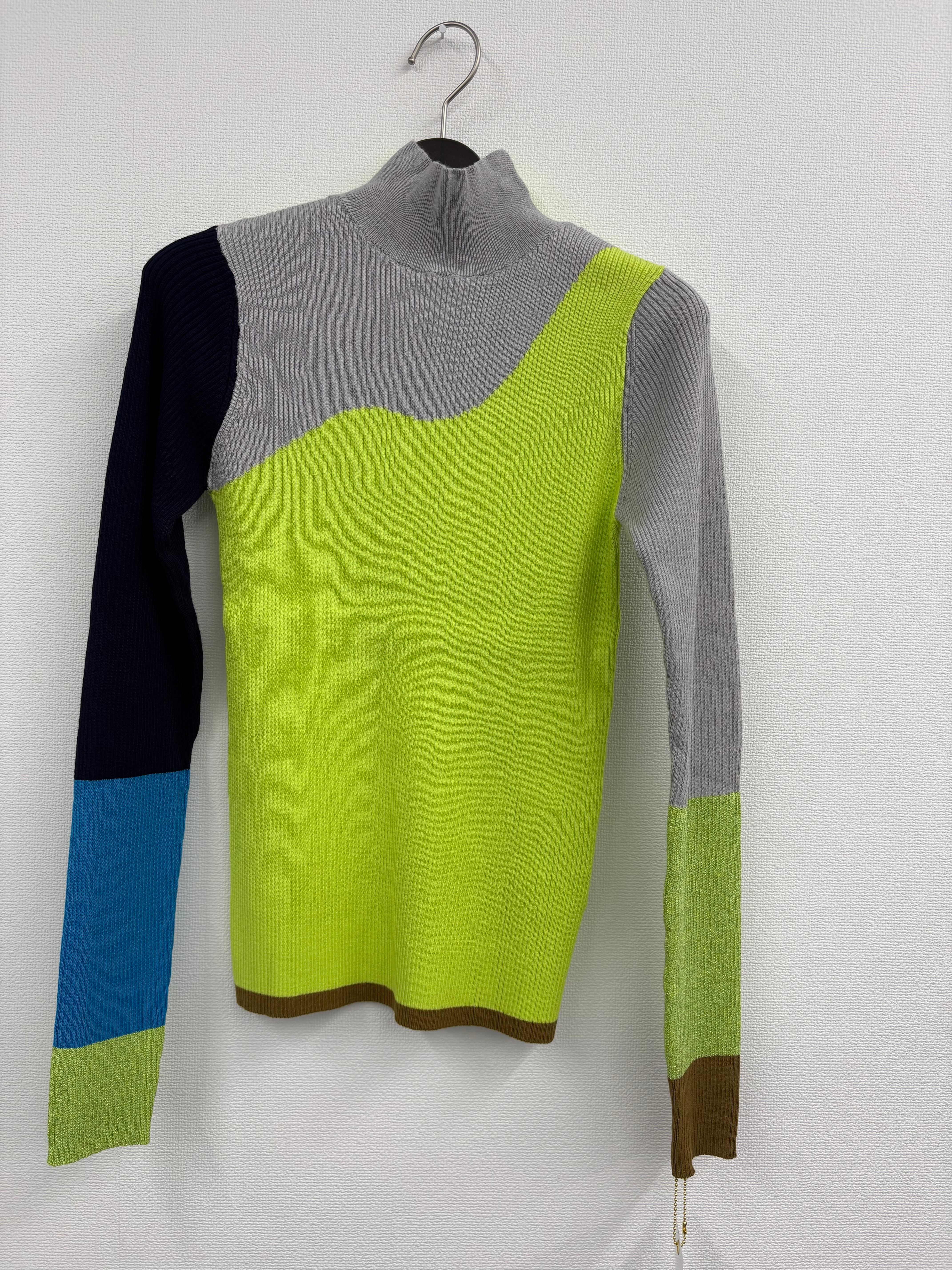 【新品・未使用】RISLEY バイカラー2wayリブニット RISLEY＞ バイカラー2WAYニット | SHINKI