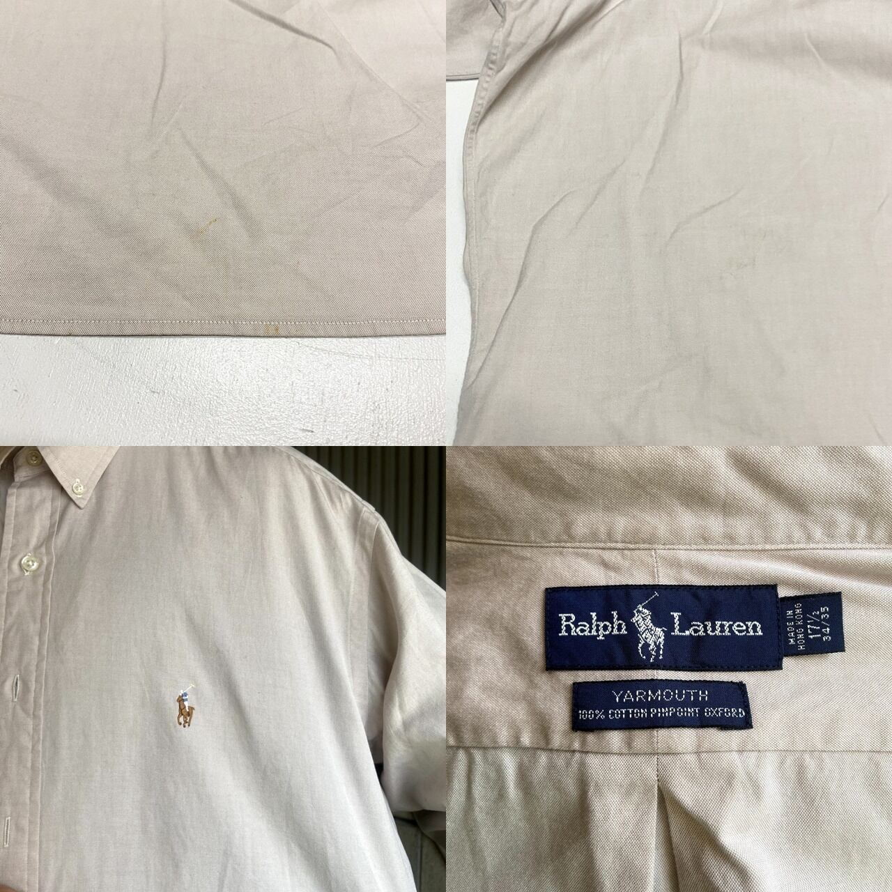 ビッグサイズ Ralph Lauren ラルフローレン 長袖シャツ ボタンダウン