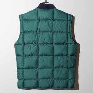S リバーシブル Eddie Bauer Downlight Canadian Vest グースダウンベスト エディーバウアー