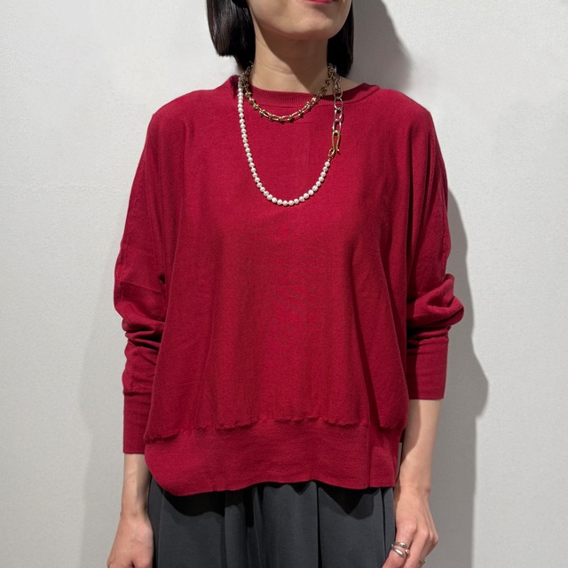 ダブルボタン2WAYドルマンスリーブPO