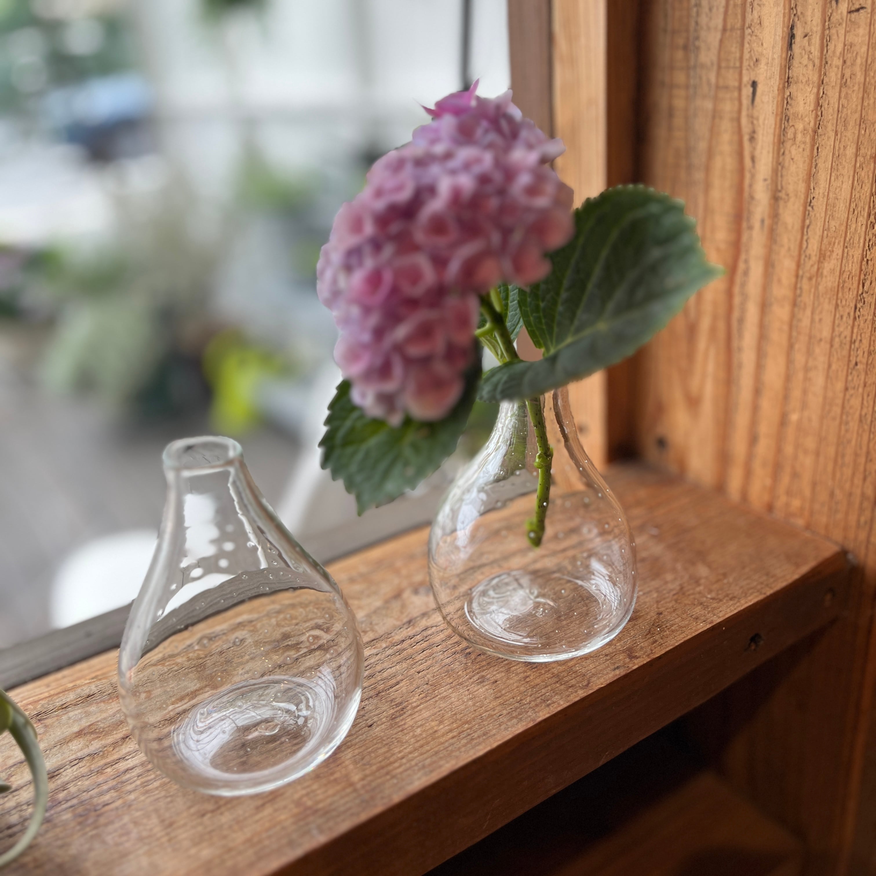 はるら工房 岩村志野 一輪挿し クリア | ihana design(イハナデザイン）