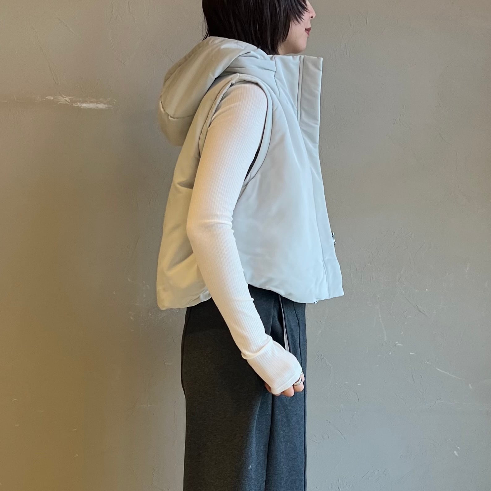 フード付きダウンベスト | valance 福井｜レディース セレクトショップ