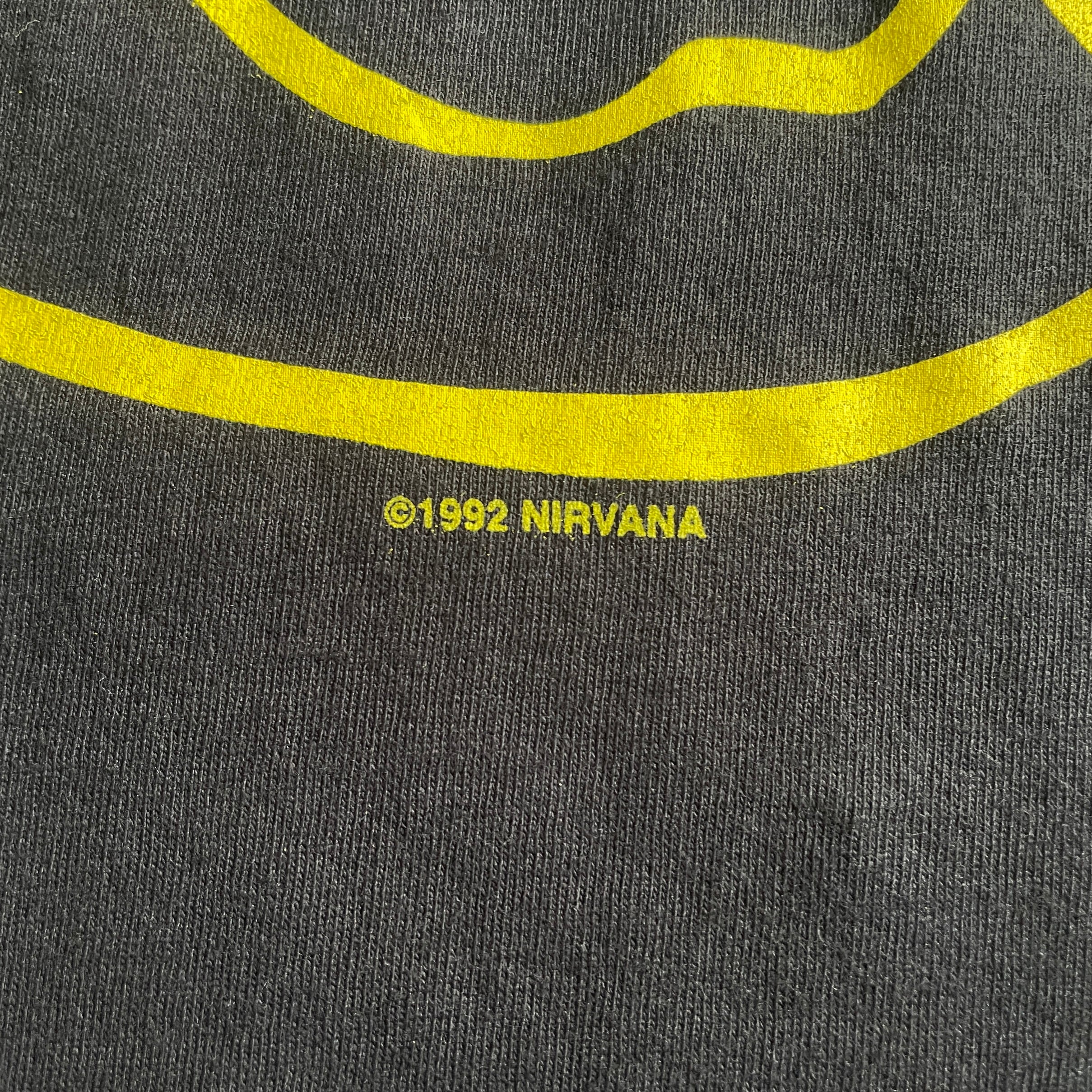 NIRVANA ニルヴァーナ スマイル 1992 バンドTシャツ リプリントTシャツ 