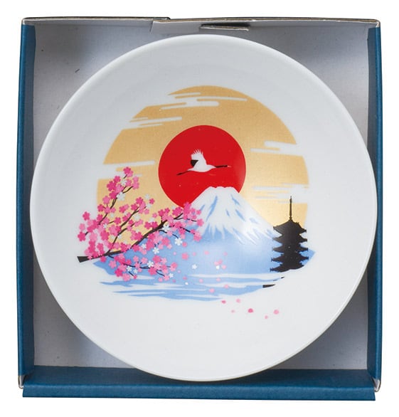 BLUE BLUE JAPAN 富士山と桜 マイヤーレース ベスト おまけ付き 日本の美しさ 桜と富士【ポストカード／1柄1枚入り／レーザー