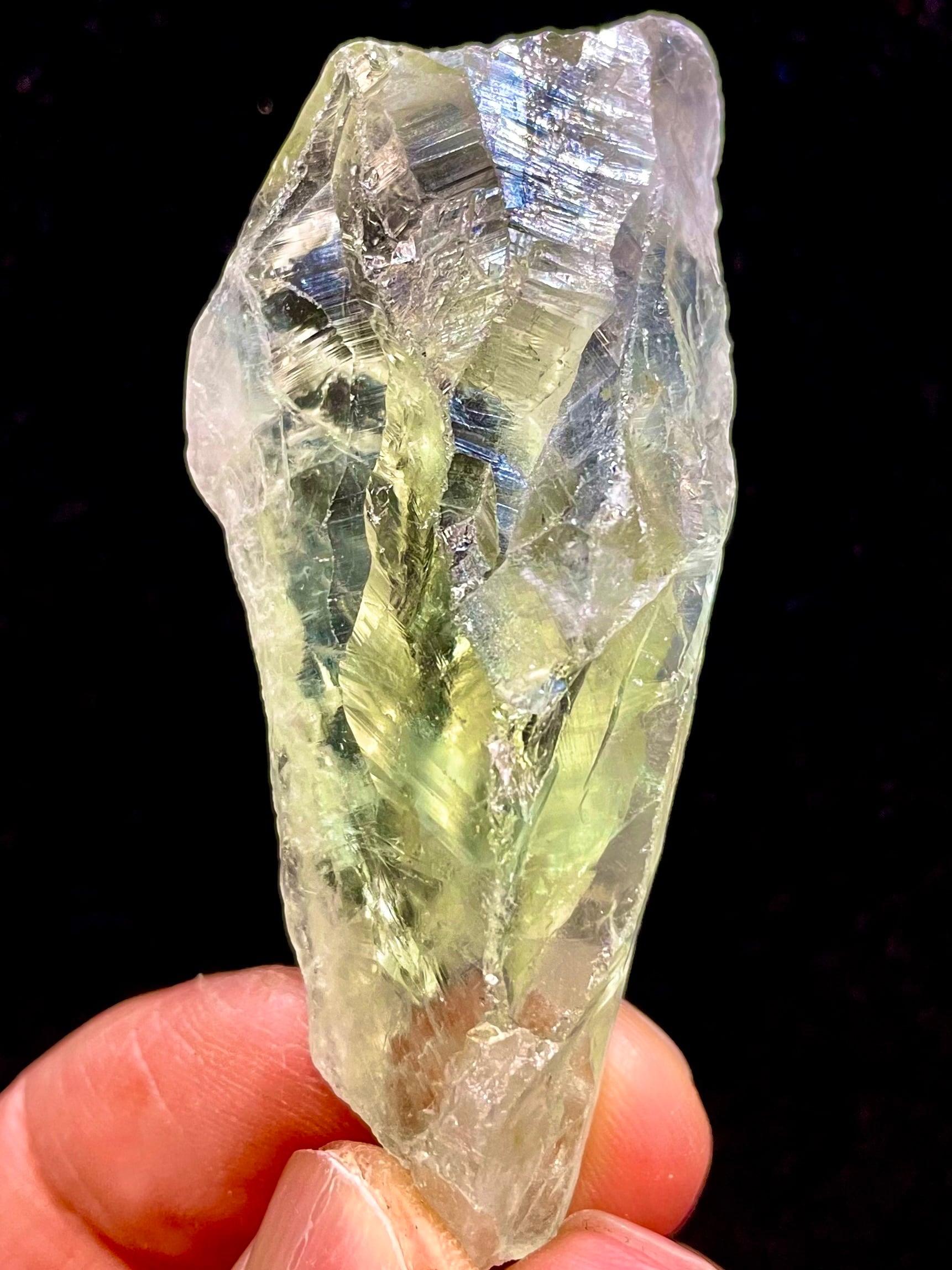 7) グリーン・アメジスト「プラシオライト」原石