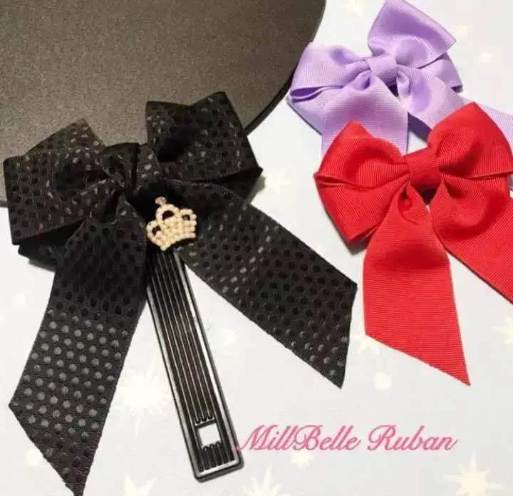 人気 うちわリボン大 シュシュ Moako By Millbelle Ruban 人気 うちわリボン大 シュシュ Moako By Millbelle Ruban