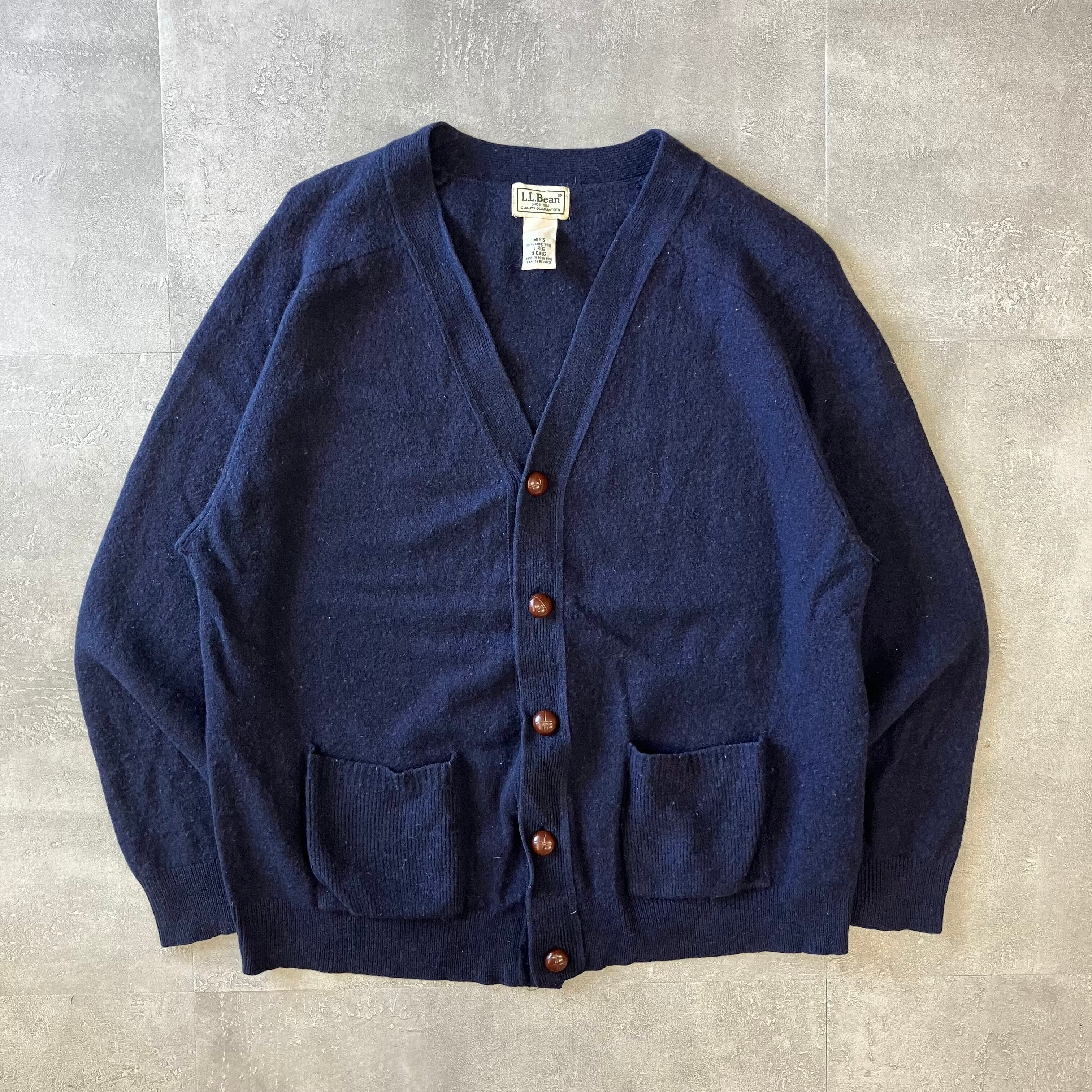 L.L.Bean 00s ウール カーディガン No.1609