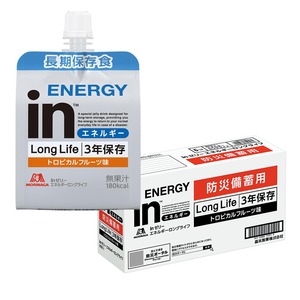 【人気】inゼリー エネルギーロングライフ (180g×6個) もしも 備え 長期保存 防災 備蓄 非常食 inゼリー 森永製菓