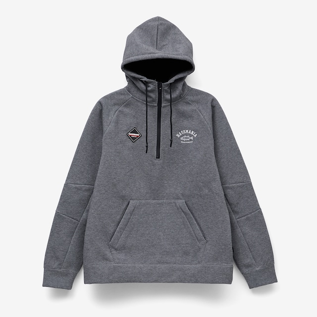 【DeepRangebybassmania】 Wind Stop 3Layer Half Zip Parka［GRAY］［LIMITED］