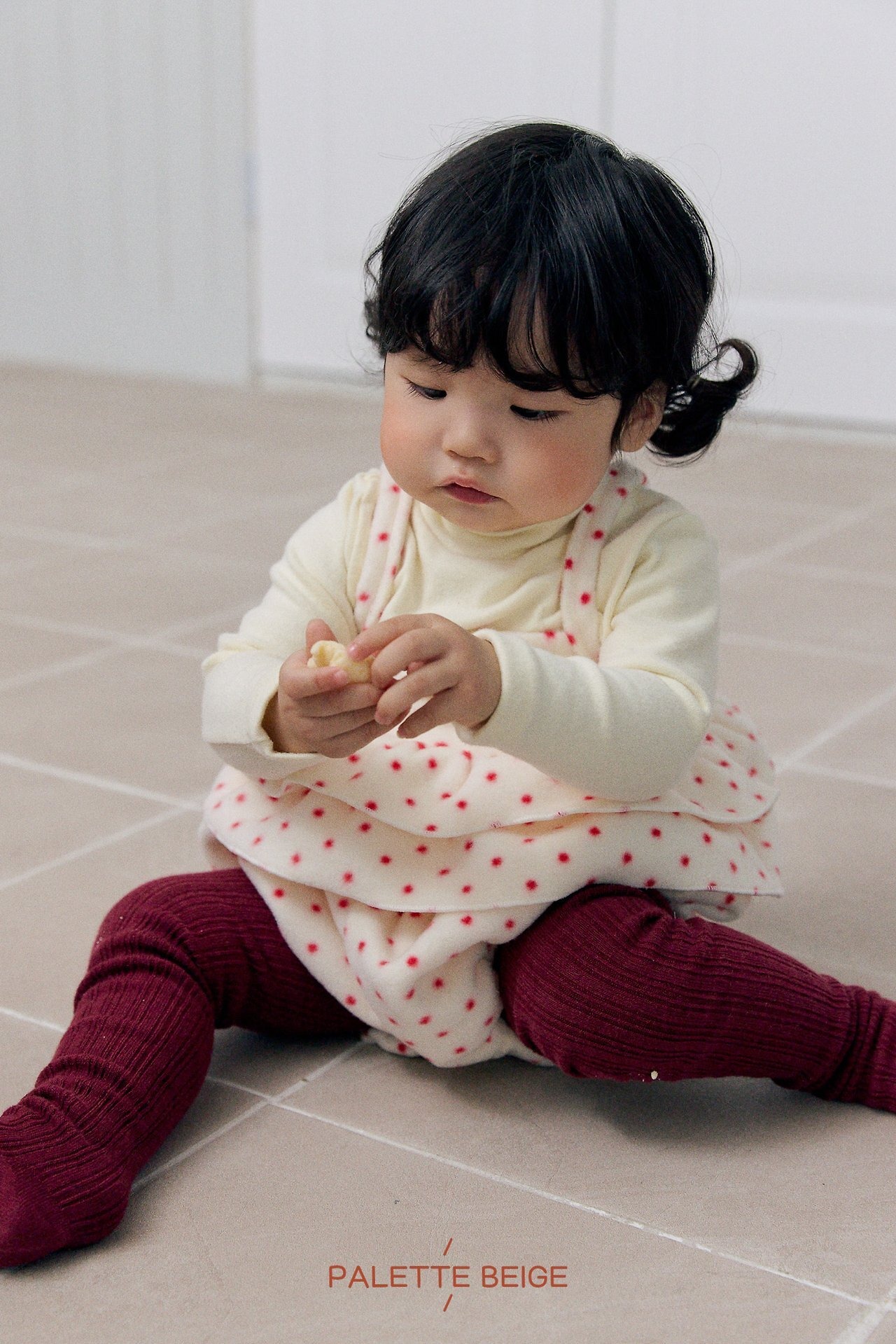 the beige［取寄］dot bustier setup 26winter