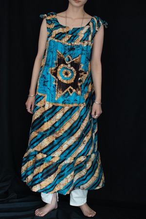 1970-80s African print onepiece