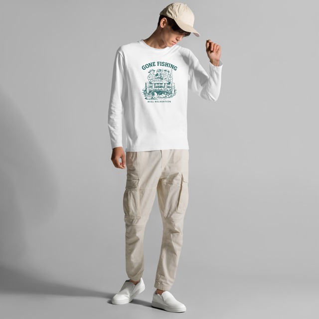 Gone Fishing Long Sleeve Tee S0076