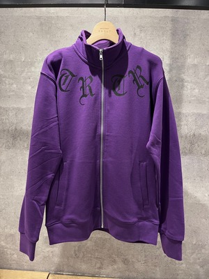 【パープル】originalアーチLOGO ZIPjacket