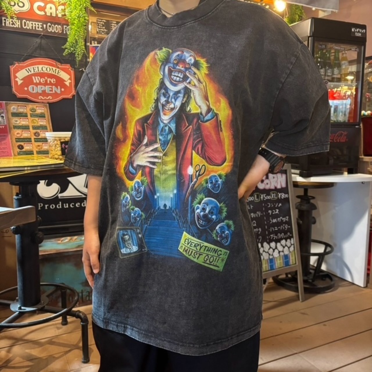 ビンテージ風半袖Tシャツ《PIERROT》
