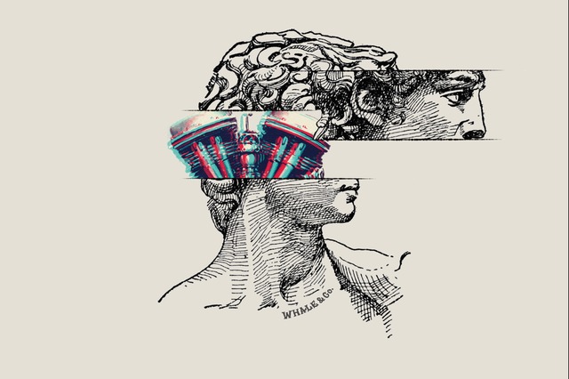 アート ロングスリーブTシャツ  メディチ&パンヘッド