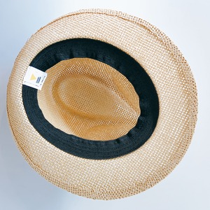 ▽ロゴ ストローハット〈ベージュ〉/ Straw Hat <beige>