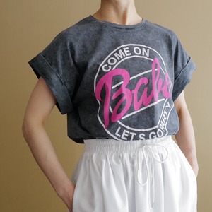 ★プリントTシャツ(come on×グレー)