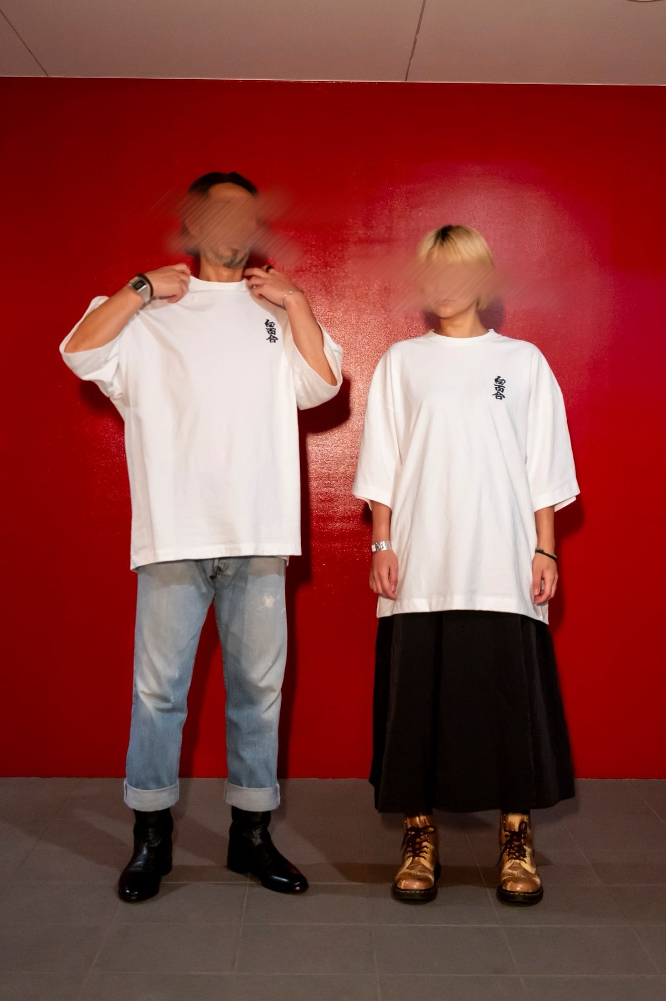 白百合ビックTシャツ(白)Lサイズ | mariya