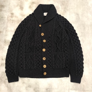 INVERALLAN 6A WOOL SHAWL COLLAR CARDIGAN
