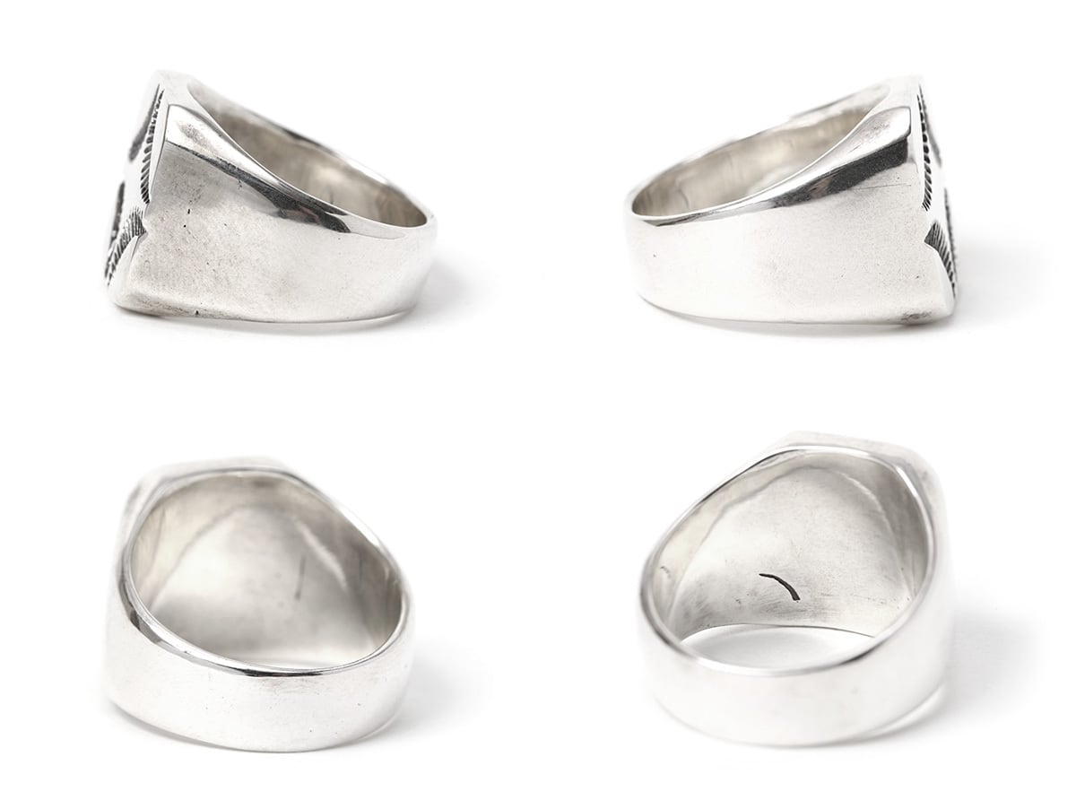 Non Native ノンネイティブ Fence Stamp Ring フェンススタンプリング