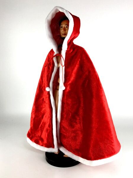 ドール服 1/6 男女兼用27 クリスマス フードケープ STK 17760 - 画像2