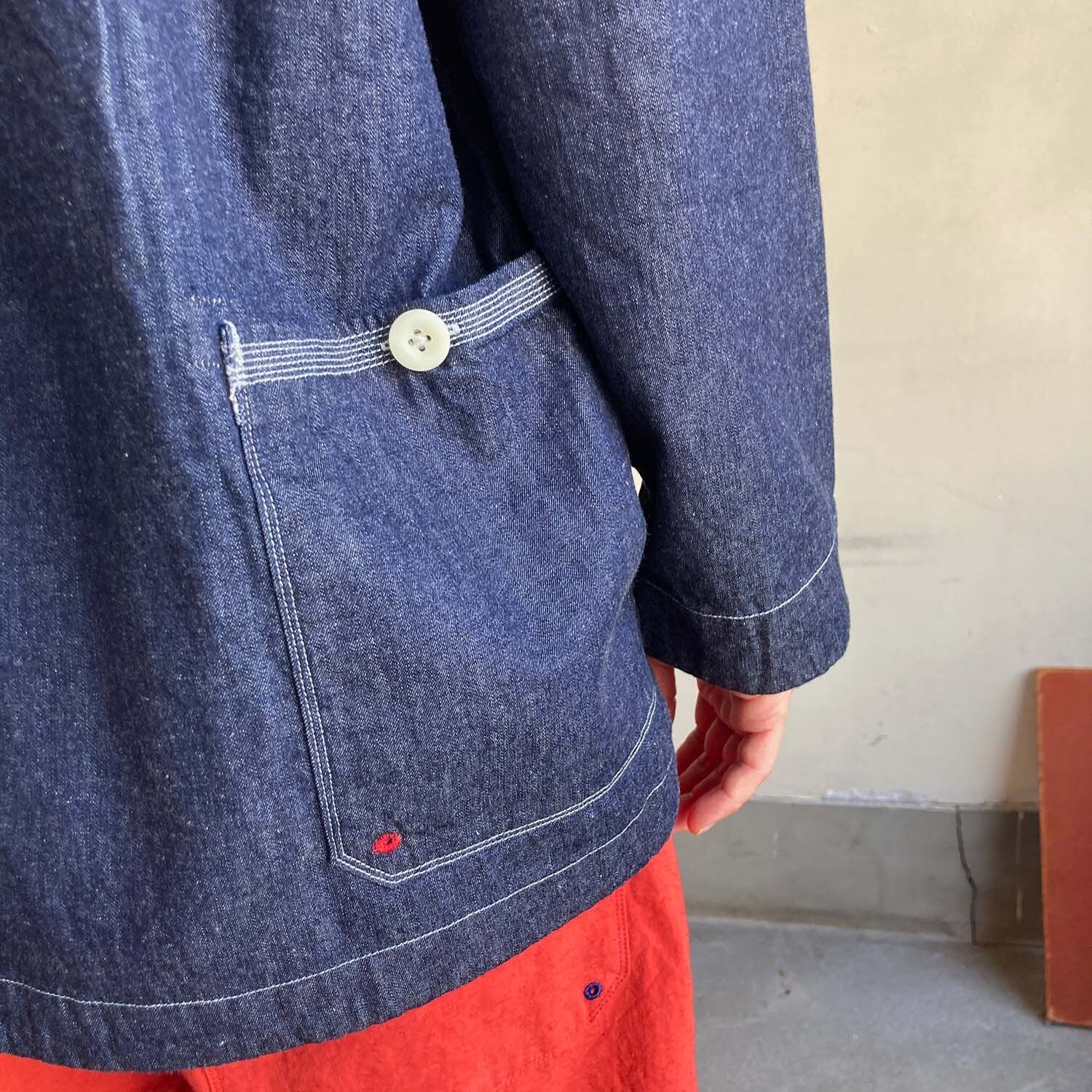 フードデッキシャツ HAYATE CCBY DUTY WEAR /デニムシャツ 61S70