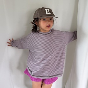 【2点送料無料】«予約»«ジュニアサイズあり»«elly molly» リブトップス 2colors