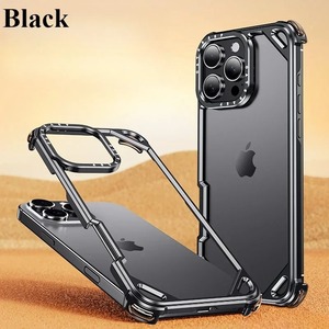 ◆iPhone16/15 Pro/Pro Max◆ Aluminum Alloy Minimal Bumper Case / アルミニウム アロイ ミニマル バンパー スマホケース