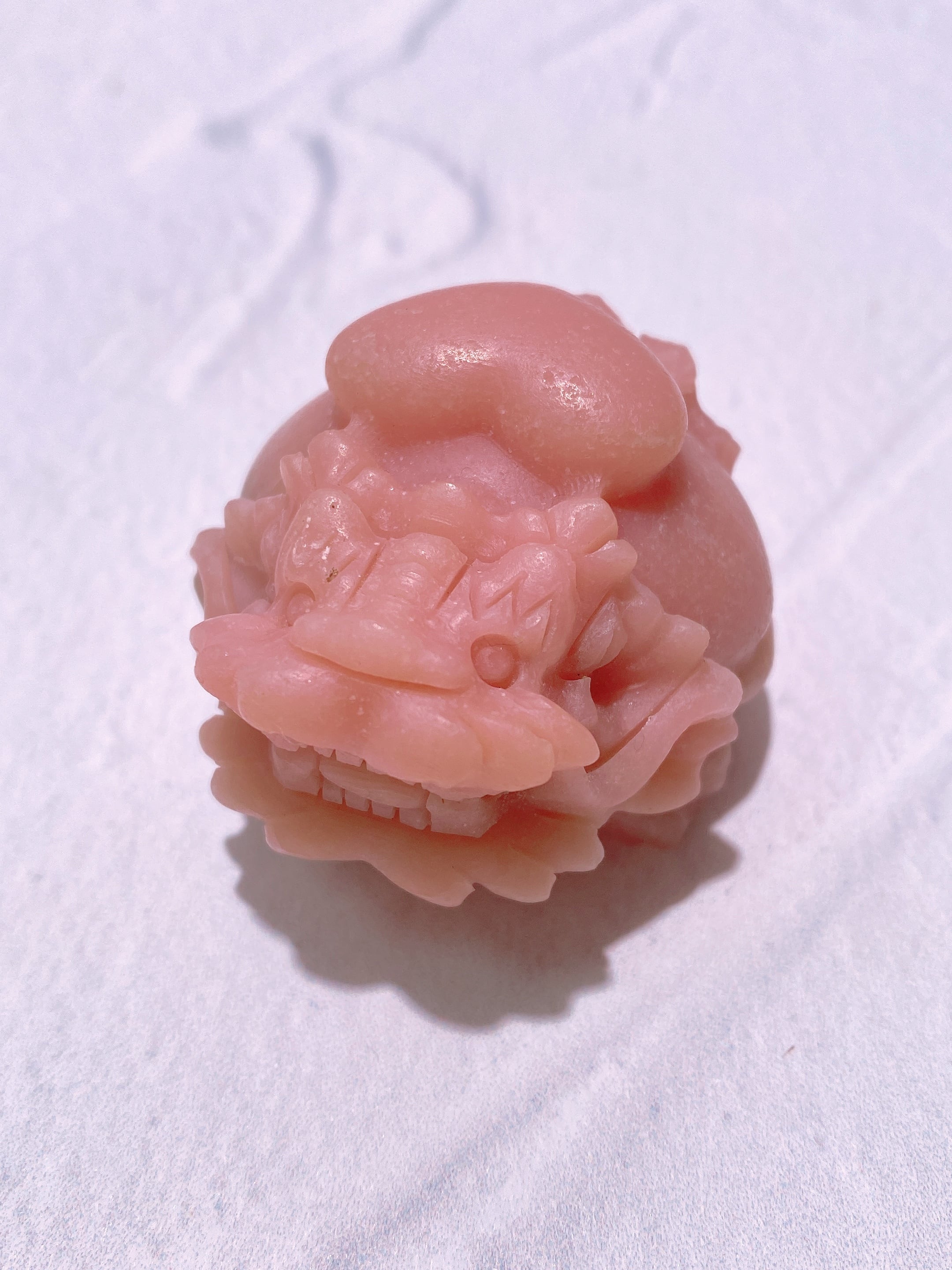 ピンクオパール龍亀♡桜♡♡No.2207 小サイズ】ピンクオパール龍亀〜ハート乗せ〜 | 9rinto
