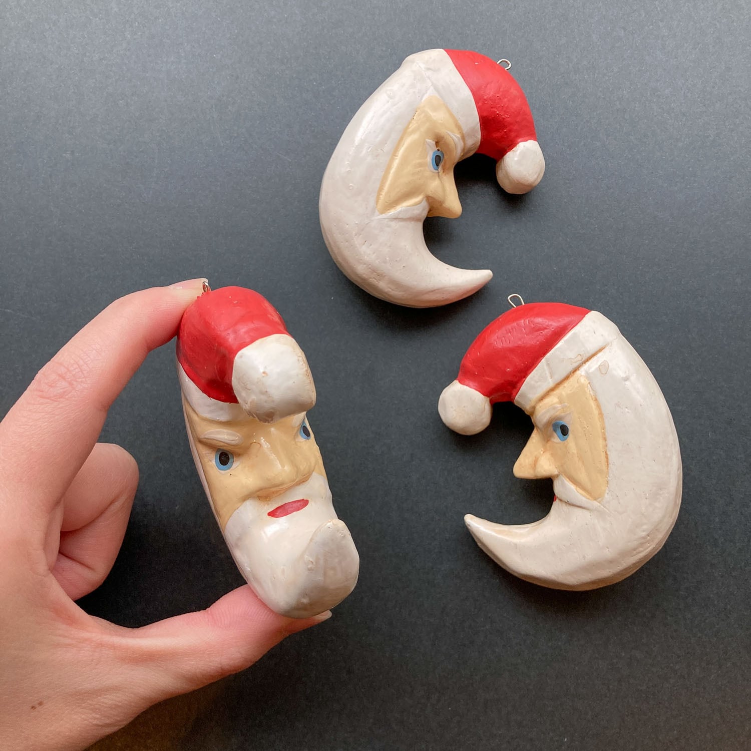 再入荷〉三日月サンタのオーナメントS（76mm） | Dua-アクセサリー