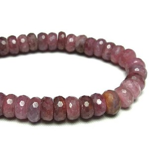 ルビー ブレスレット 9mm  111-16915