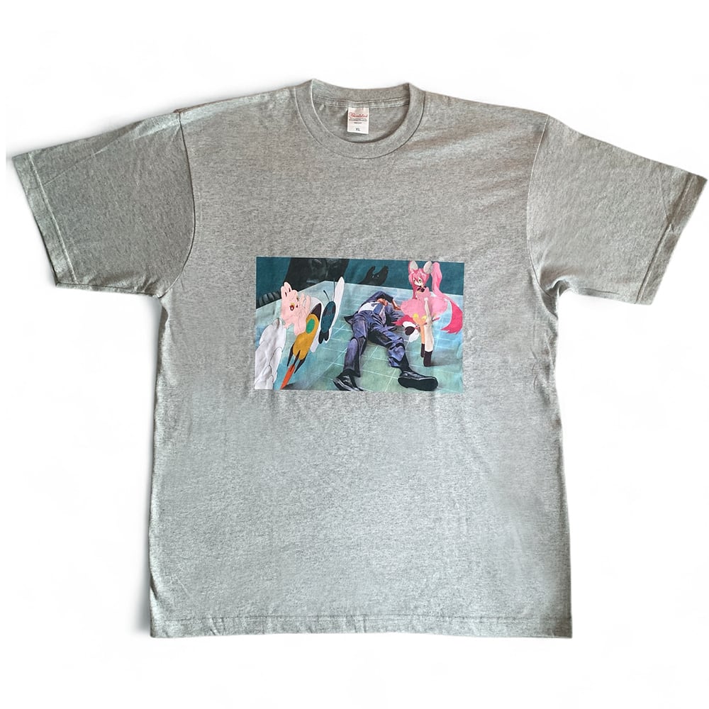 Tシャツ/グレーXL【市川慧/羽化不全】 | ROOM206 Gallery