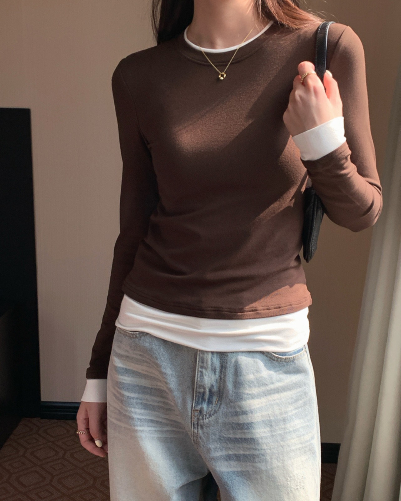 レイヤーロングスリーブシャツ 3color A0701 - 4