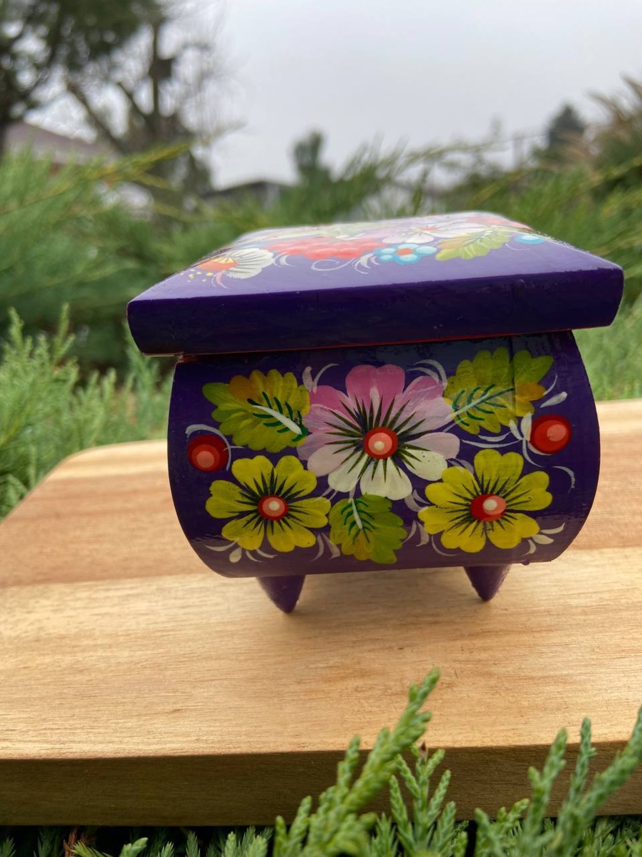 ペトリキフカ・ジュエリーボックス 9сm（ホメンコ） - 8