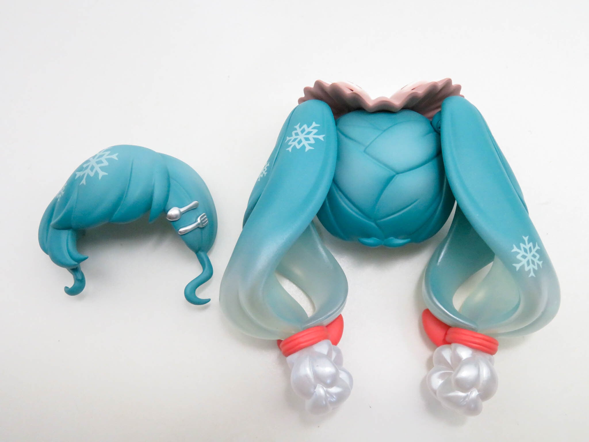 再入荷(A-ランク)【2339】 雪ミク 冬のごちそうVer. 髪パーツ ツインテール ねんどろいど