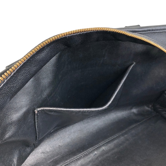 LOEWE ロエベ ハンドバッグ ブラック アナグラム レザー アマソナ ミニボストン vintage ヴィンテージ オールド 8itnhz