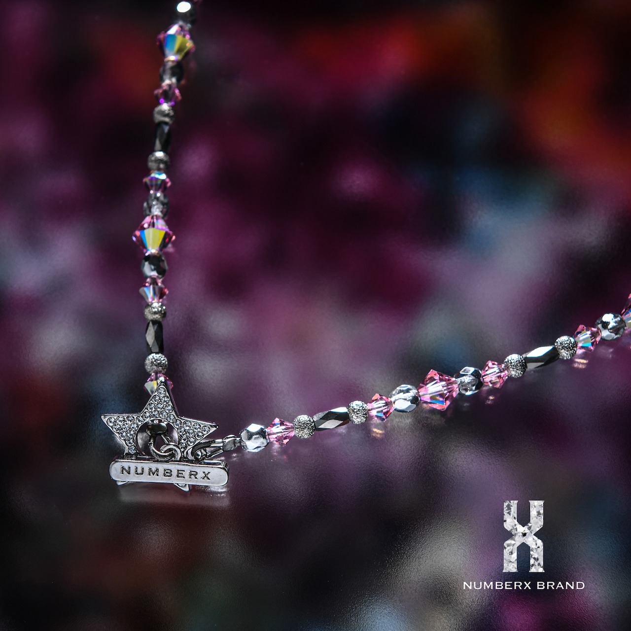 【ローズピンク】X(エックス) Nシリーズ ネックレス