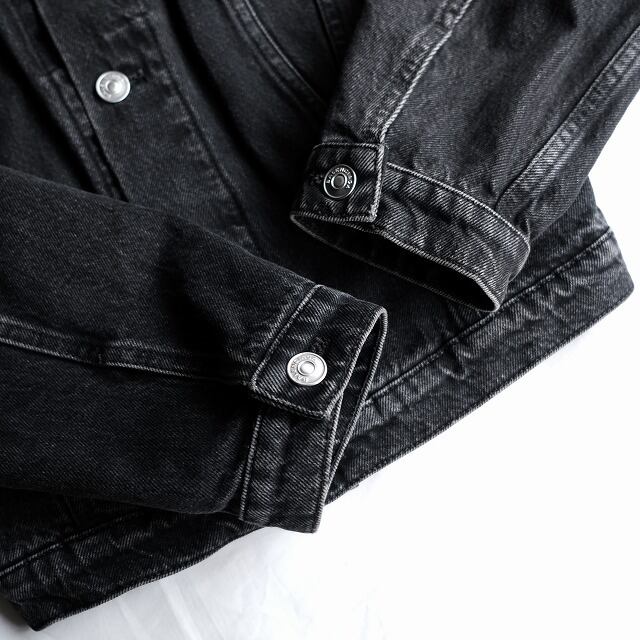 BALENCIAGA 2017 BLACK DENIM JACKET