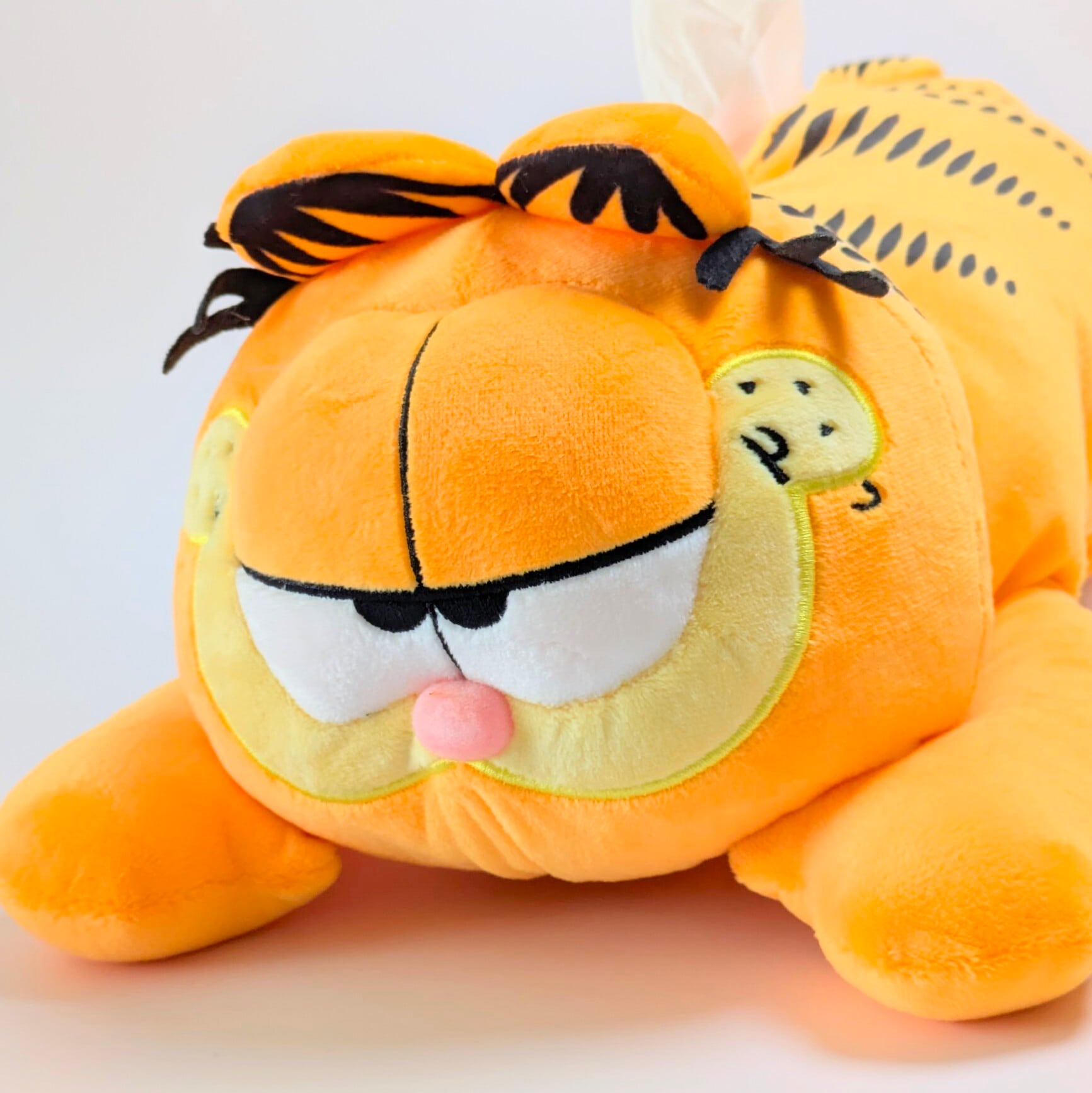 プラッシュとしても♡♡【 Garfield ( ガーフィールド ) 】 GARFIELD PLUSH TISSUE COVER / ガーフィールド プラッシュティッシュカバー〚アメリカン雑貨 アメトイ〛