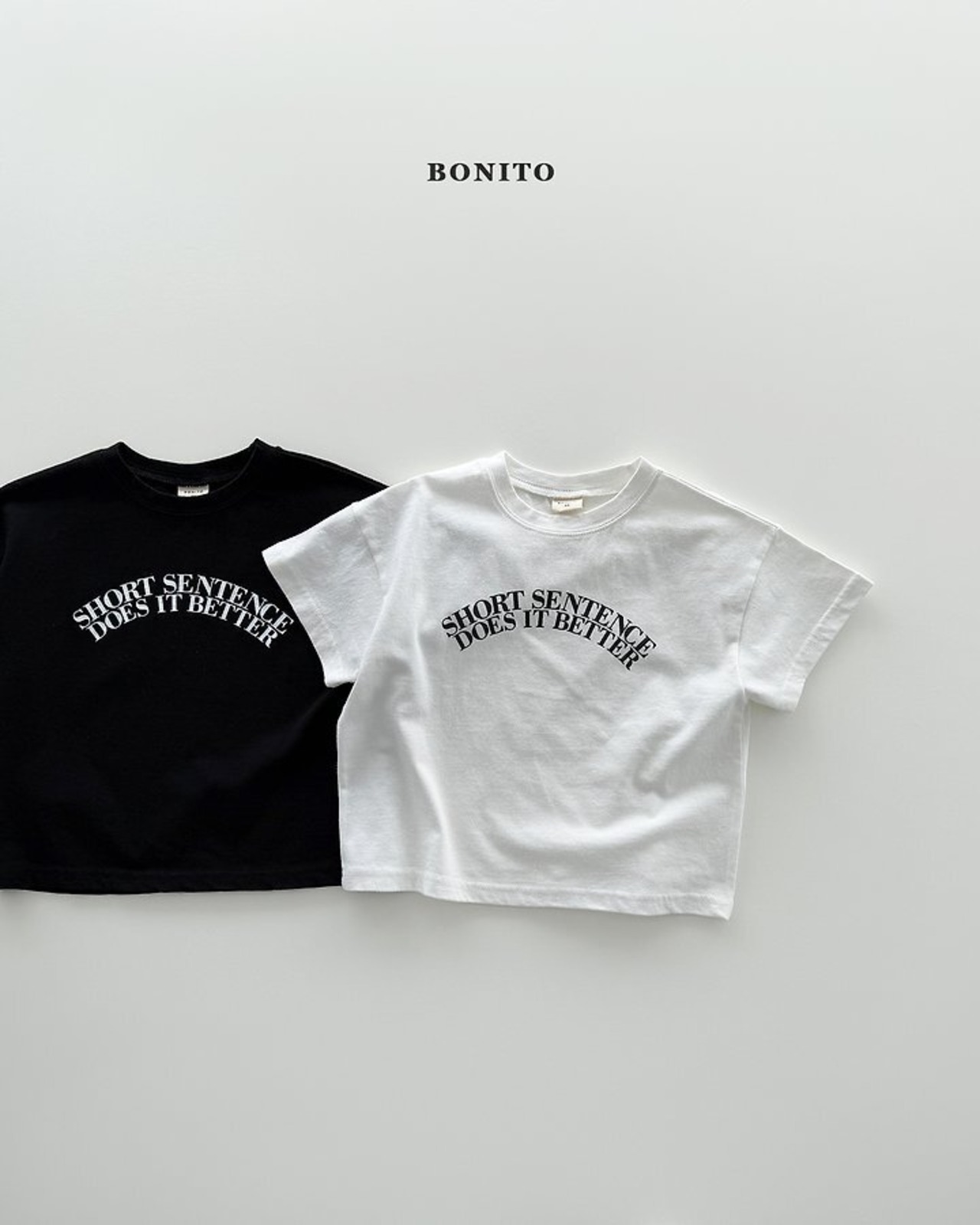 【取寄/韓国直送】BONITO 26/SM  センテンススリーブTシャツ｜夏服｜韓国子供服