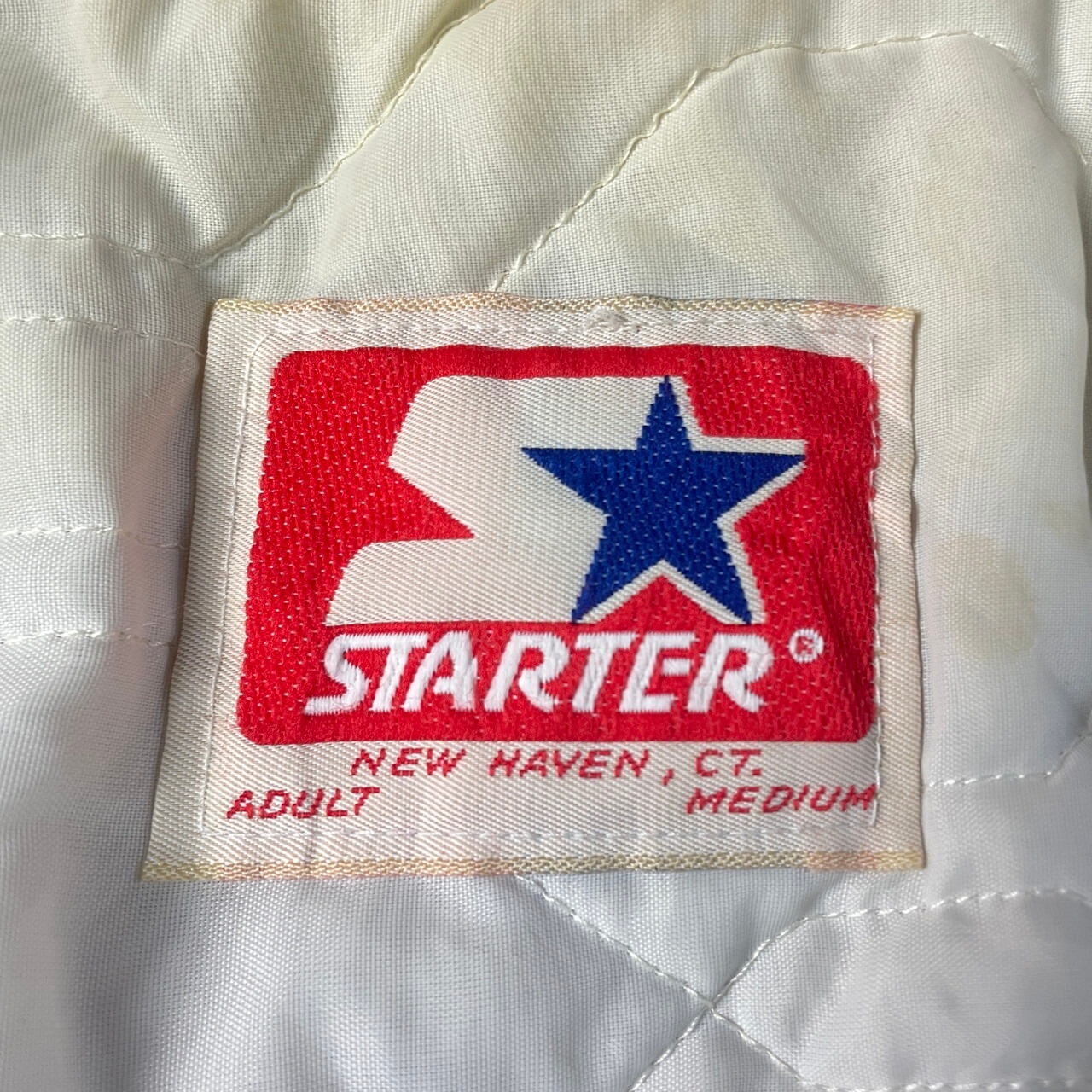 80年代 STARTER スターター ナイロンスタジャン ARKANSAS カレッジロゴ 