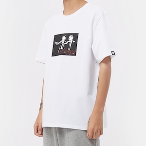 SALE 【HIPANDA ハイパンダ】メンズ パロディ Tシャツ MEN'S MOVIE PARODY PRINT SHORT SLEEVED T-SHIRT / WHITE・BLACK