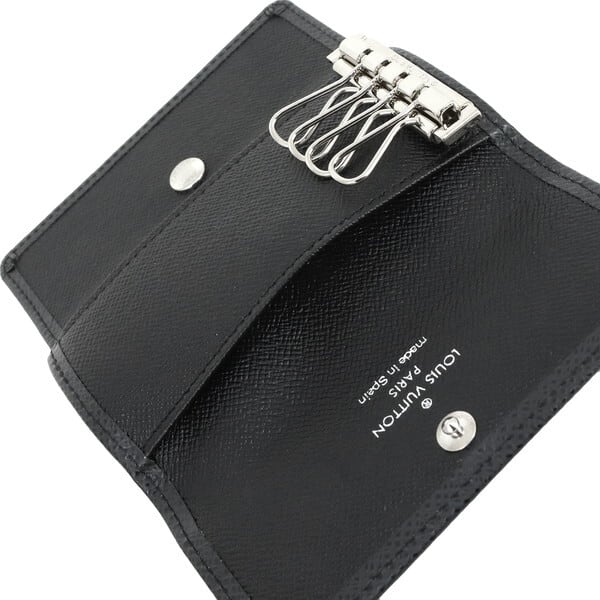 Unused LOUIS VUITTON ルイヴィトン キーケース 4連 タイガ 黒 M30522