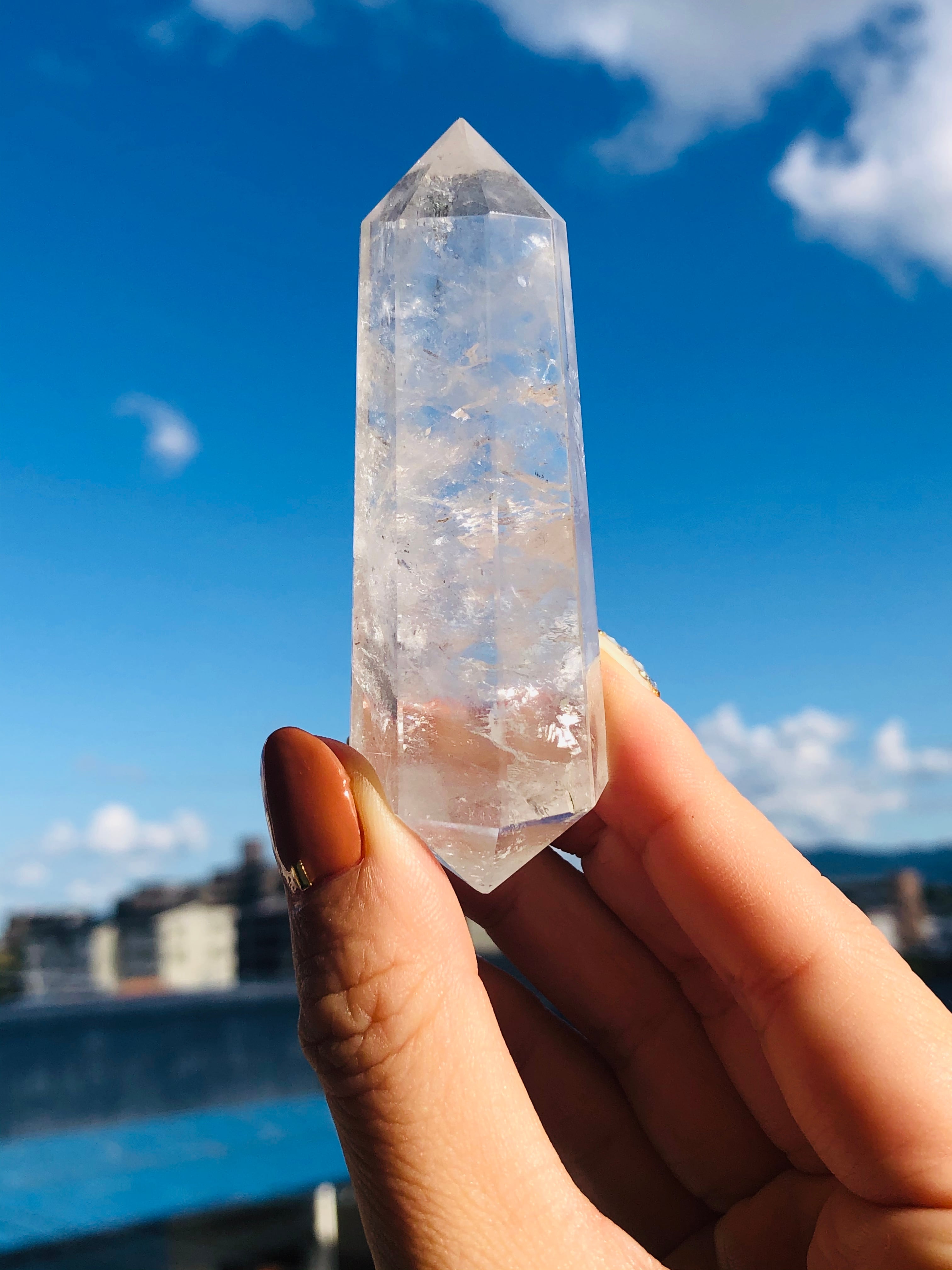 夏SALE♡天然石 マニカラン水晶クラスター ったらしい