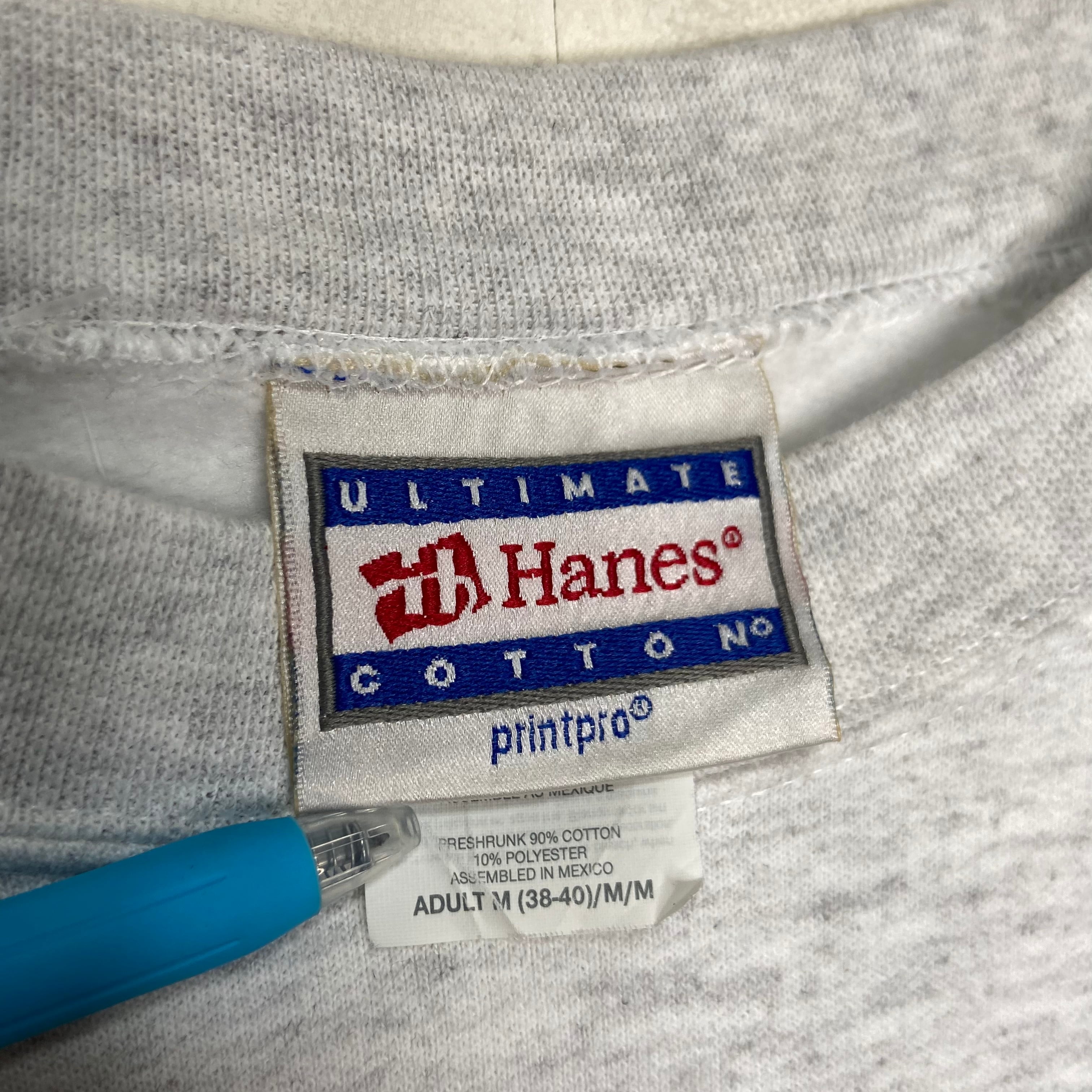 90s Hanes HEAVYWEIGHT ヒマワリプリントスウェット ヘインズ